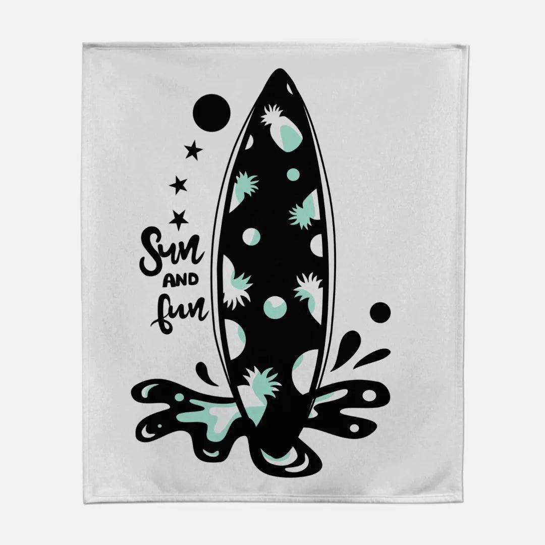 Sun and Fun Sweatshirt Blanket - 50" x 60" - Festive Fit Home