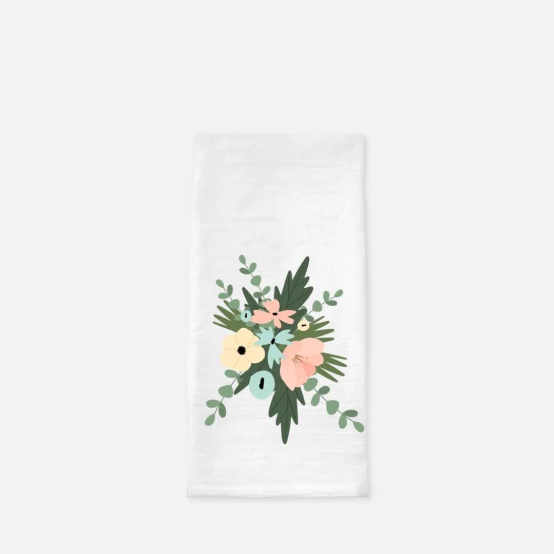 Tropical Bouquet Tea Towels (Set of 2) - Festive Fit Home