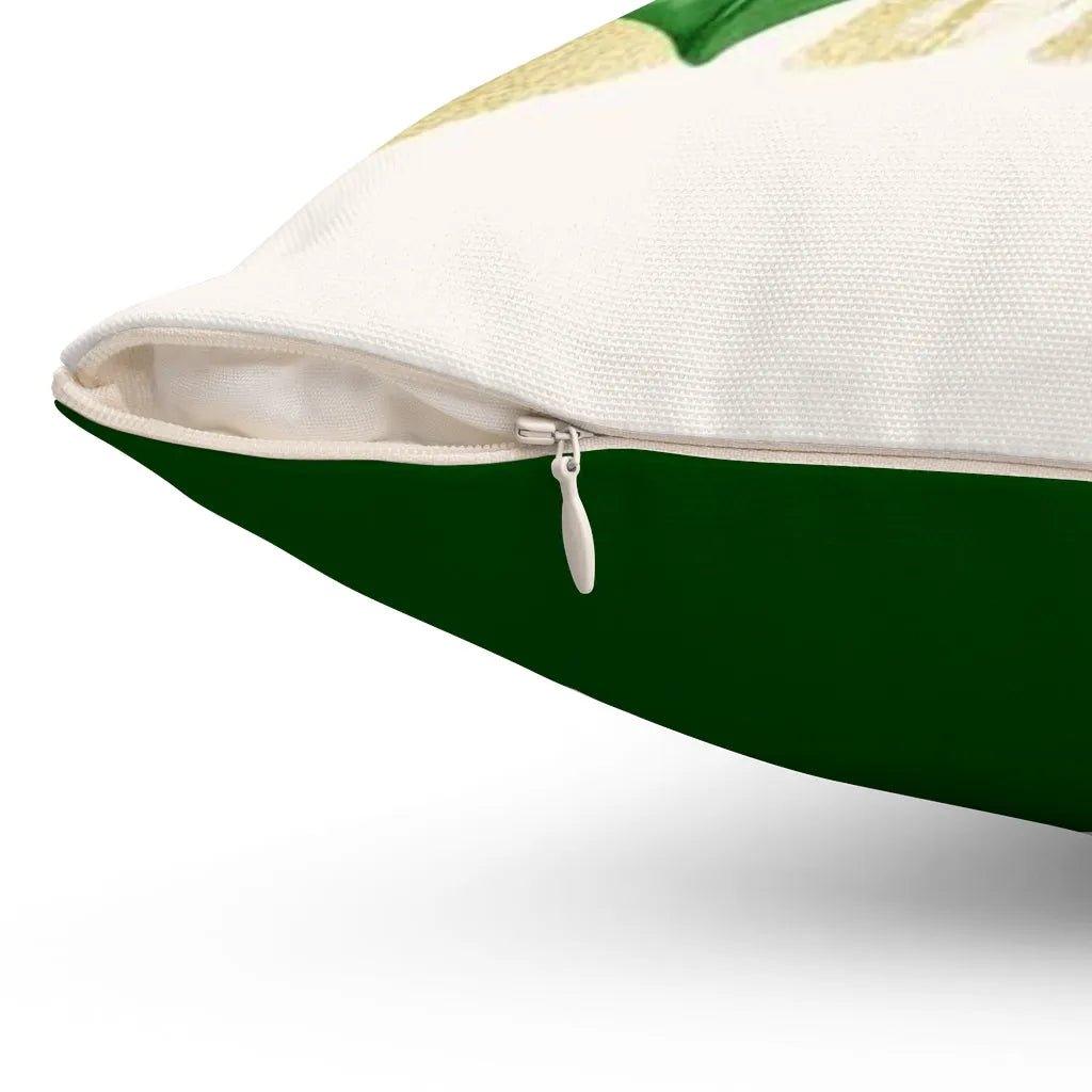 Tropical Leaves Throw Pillow Cover - Festive Fit Home