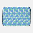 Blue and Green Scales Dish Mat - Festive Fit Home