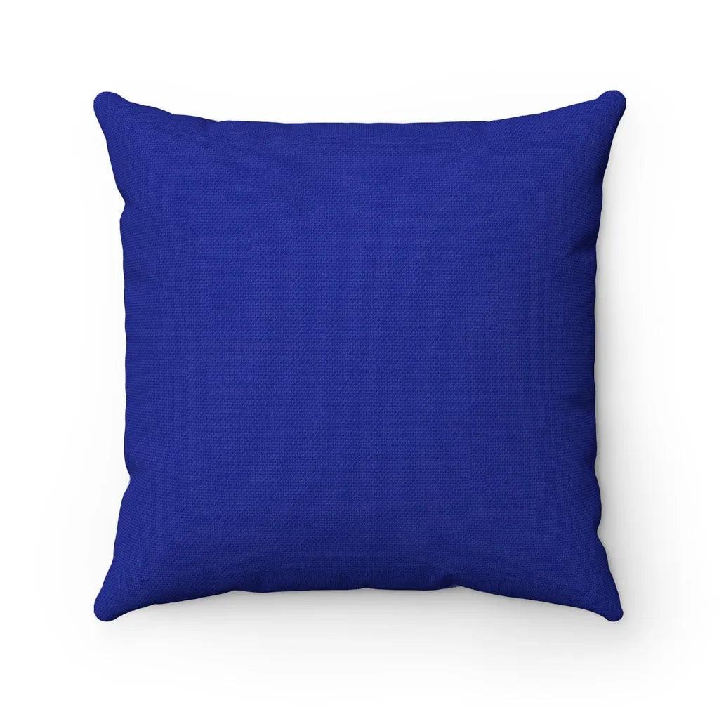 Blue Flower Mosaic Square Pillow Cover - Festive Fit Home