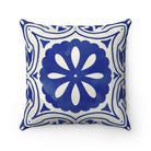 Blue Petals Mosaic Pillow Cover - Festive Fit Home