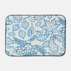 Blue Sketch Autumn Leaves Dish Drying Mat - Festive Fit Home