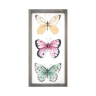 Butterflies Framed Wood Sign - 12"x24" - Festive Fit Home