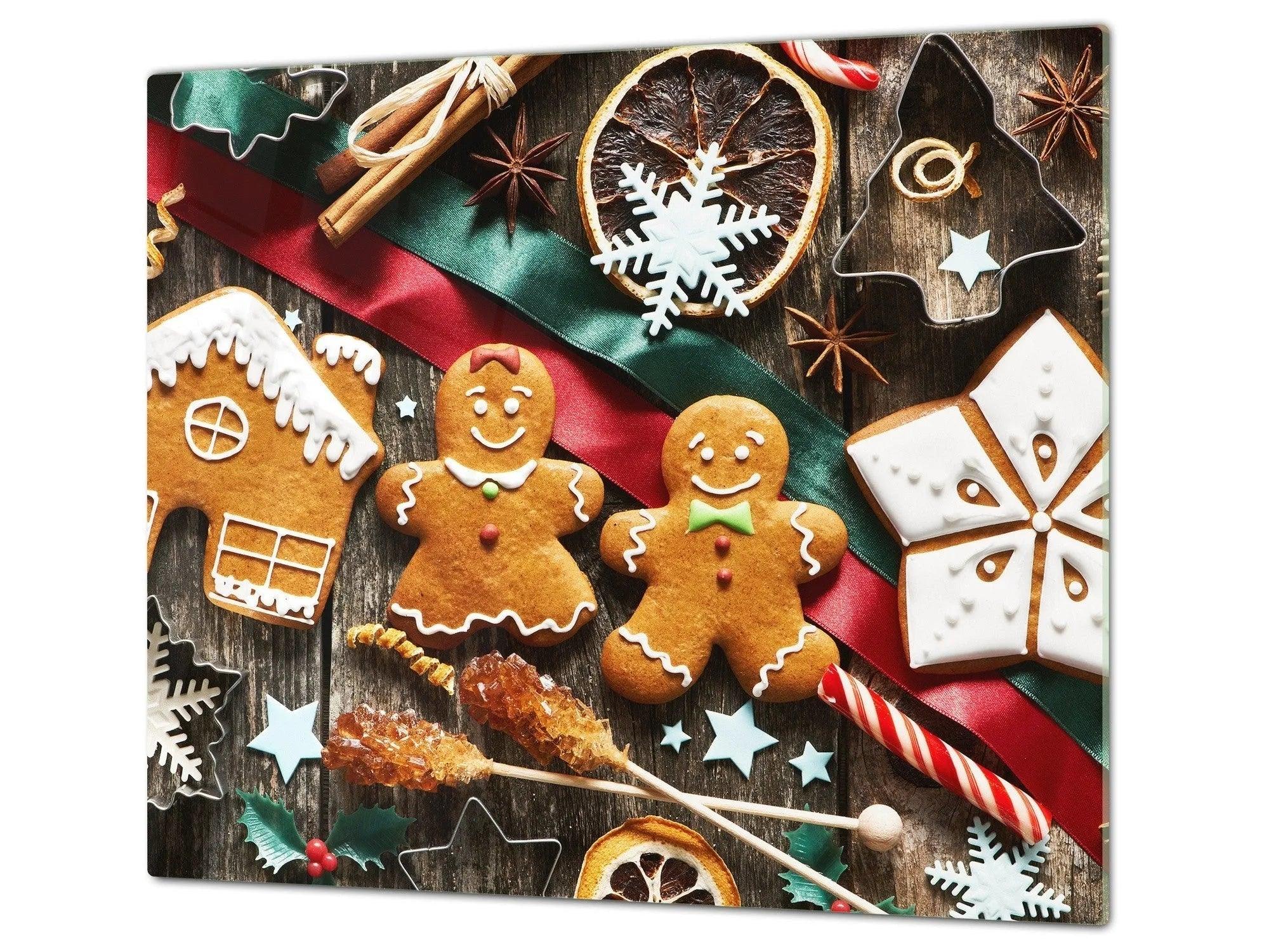 Charcuterie Board - Gingerbread Cookies | Holiday Serving Tray & Platter - Festive Fit Home