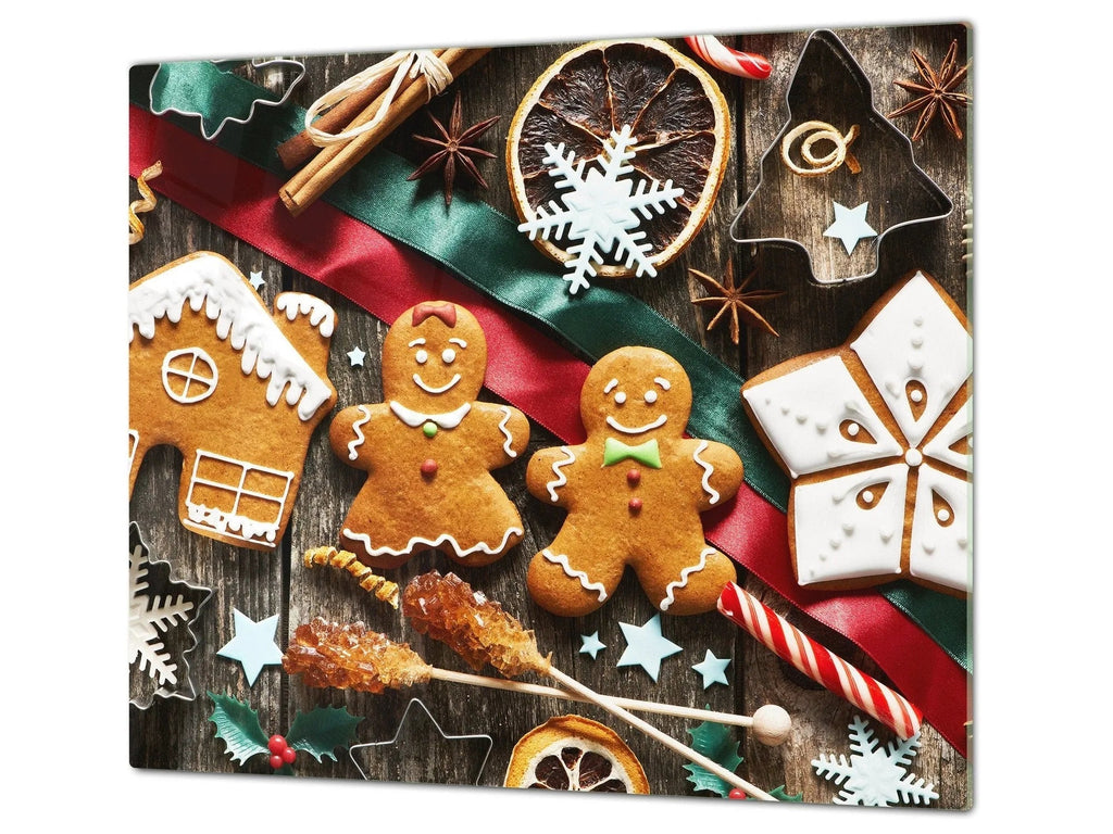 Charcuterie Board - Gingerbread Cookies | Holiday Serving Tray & Platter - Festive Fit Home