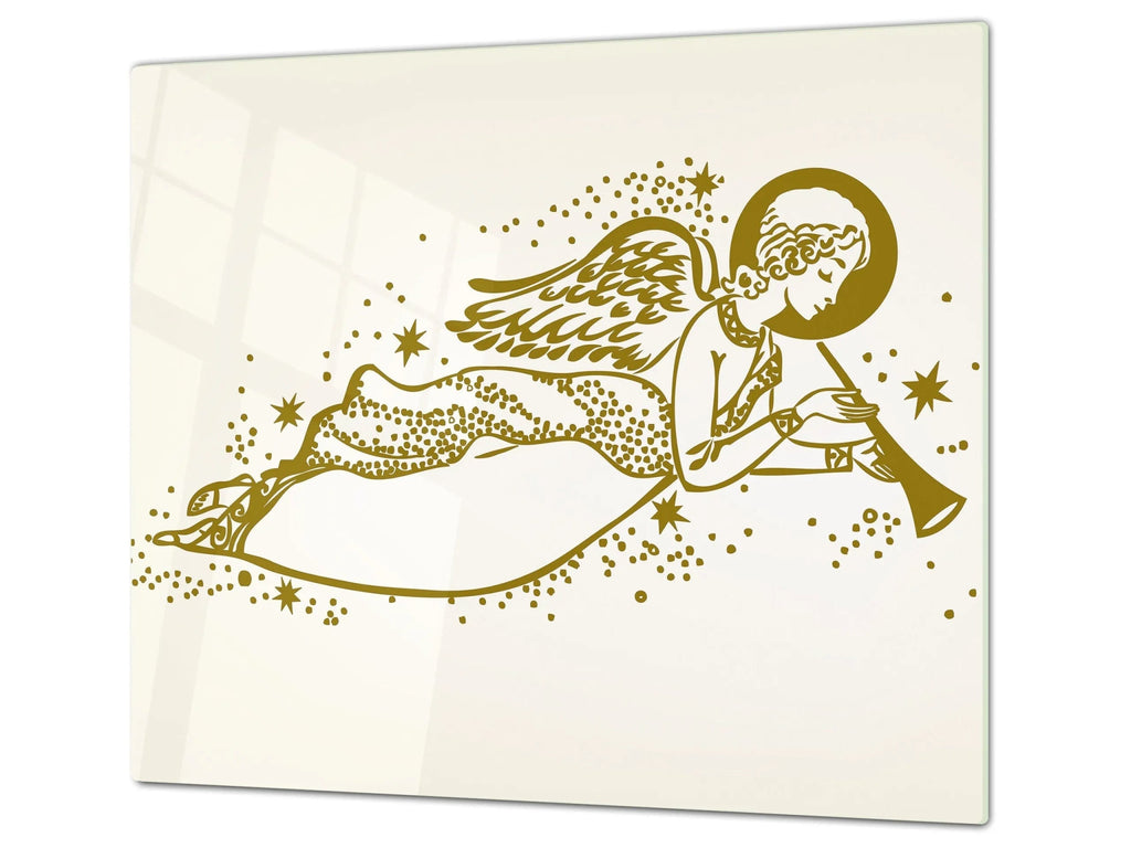 Christmas Charcuterie Board - Christmas Angel Holiday Serving Tray & Platter - Festive Fit Home