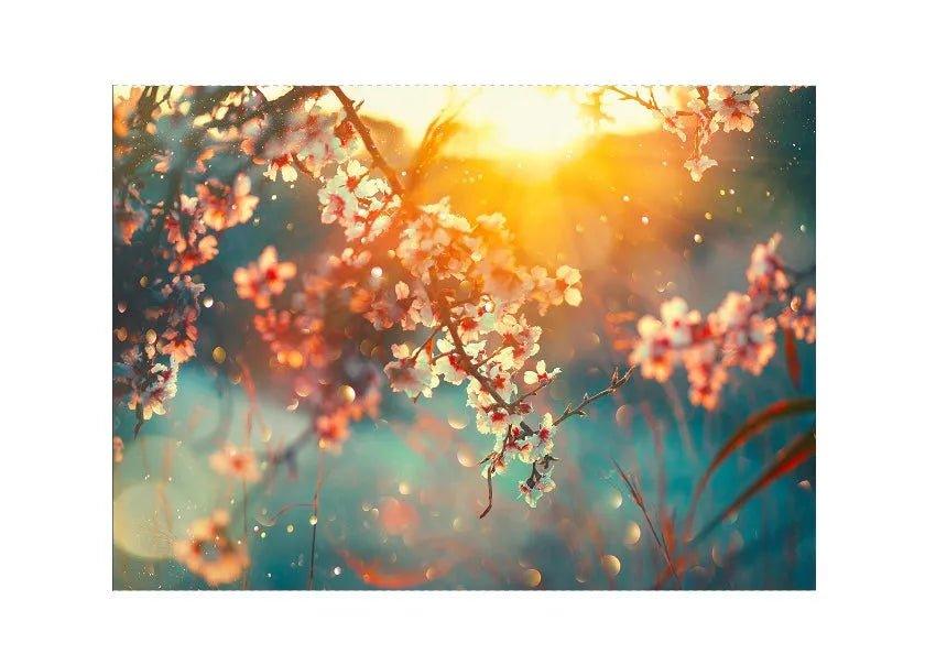 Cook Top Cover - Morning Blooms | Gas and Electric Burner Cover | Noodle Board - Festive Fit Home