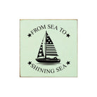 From Sea to Shining Sea Wood Sign - 7"x7" - Festive Fit Home