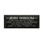 Irish Wisdom Saying Wood Sign - 7"x18" - Festive Fit Home