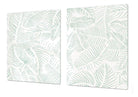 Noodle Board - Palms | Gas & Induction Cook Top Cover | Burner Covers - Festive Fit Home