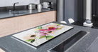Noodle Board - Pink Bouquet | Gas and Electric Stove Top Cover | Burner Cover - Festive Fit Home
