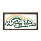 St. Patrick's Day Sign - Magically Delicious - Large Framed - 12"x24" - Festive Fit Home