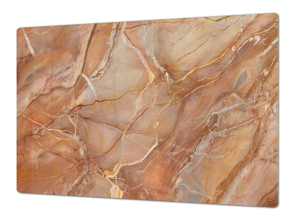 Stove Top Cover - Amber Marble Style | Gas and Electric Cook Top Cover | Charcuterie Board - Festive Fit Home