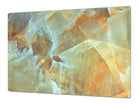 Stove Top Cover - Amber & Turquoise | Gas and Electric Cook Top Cover | Noodle Board - Festive Fit Home