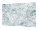 Stove Top Cover - Blue Flowers | Gas & Electric Cook Top Cover | Noodle Board - Festive Fit Home