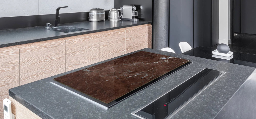 Stove Top Cover - Brown Stone | Gas and Electric Cook Top Cover | Noodle Board - Festive Fit Home