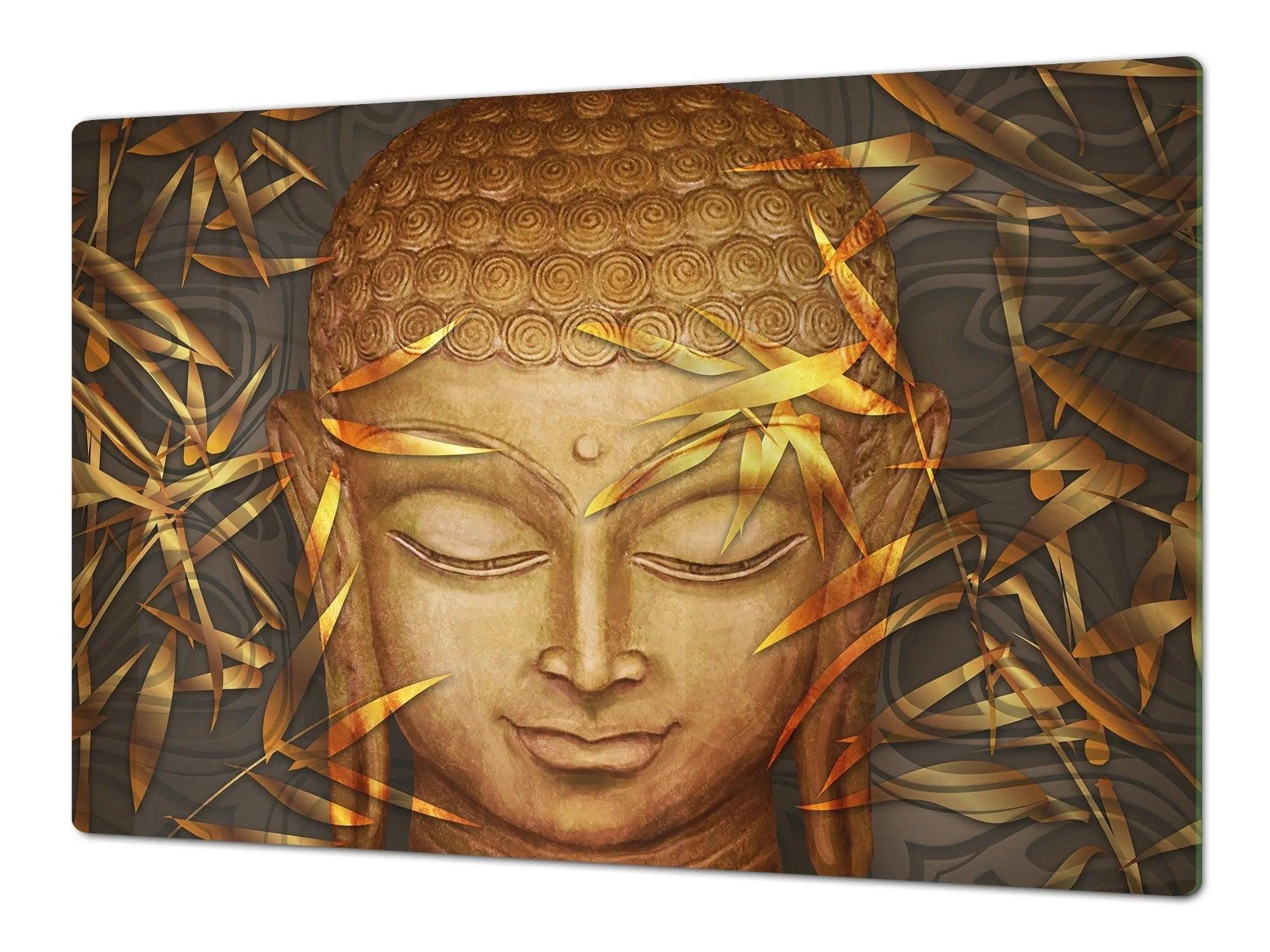Stove Top Cover - Buddha | Gas and Electric Cook Top Cover | Noodle Board - Festive Fit Home