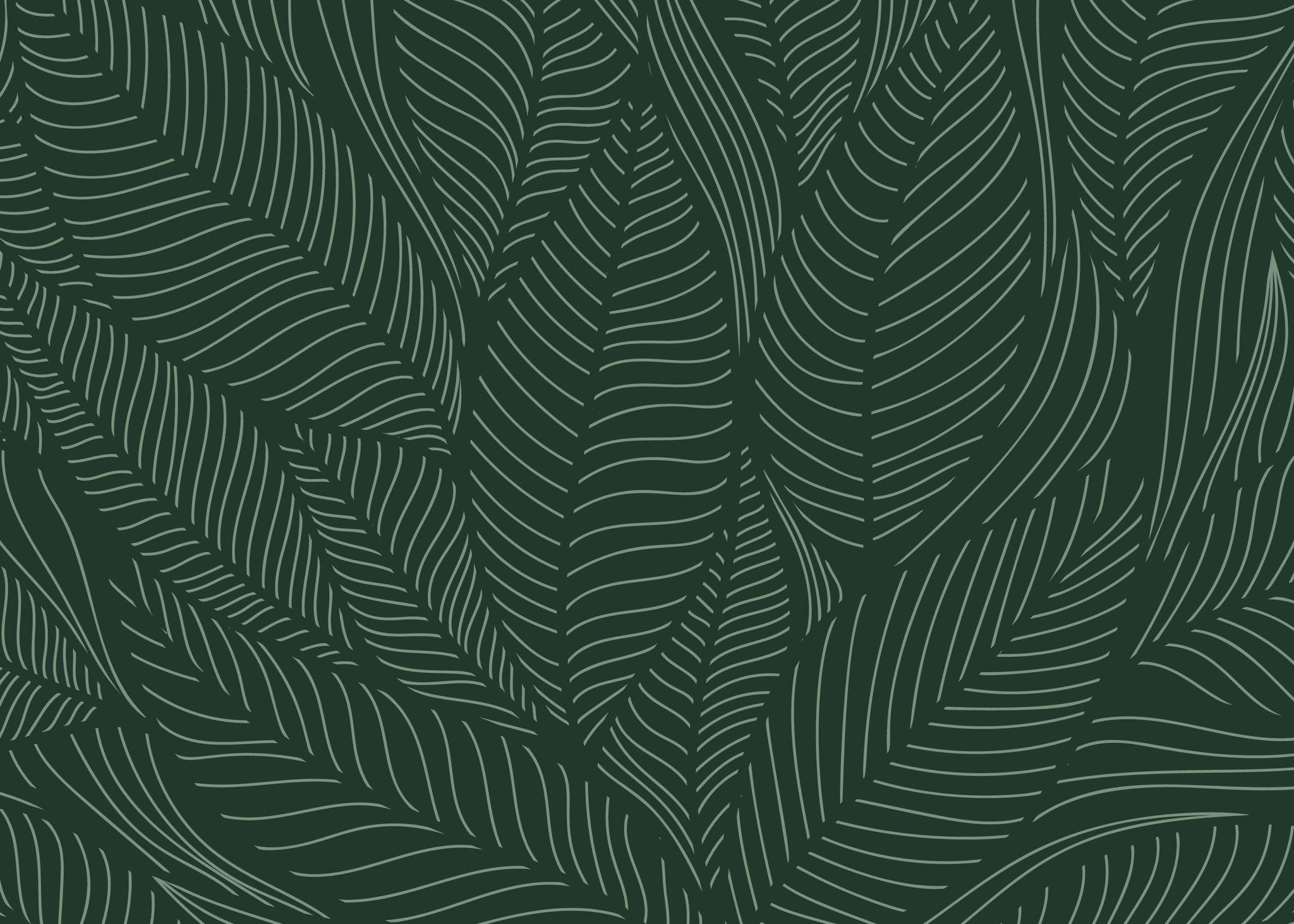 Stove Top Cover - Deep Green Leaves | Gas & Electric Cook Top Cover | Charcuterie Board - Festive Fit Home