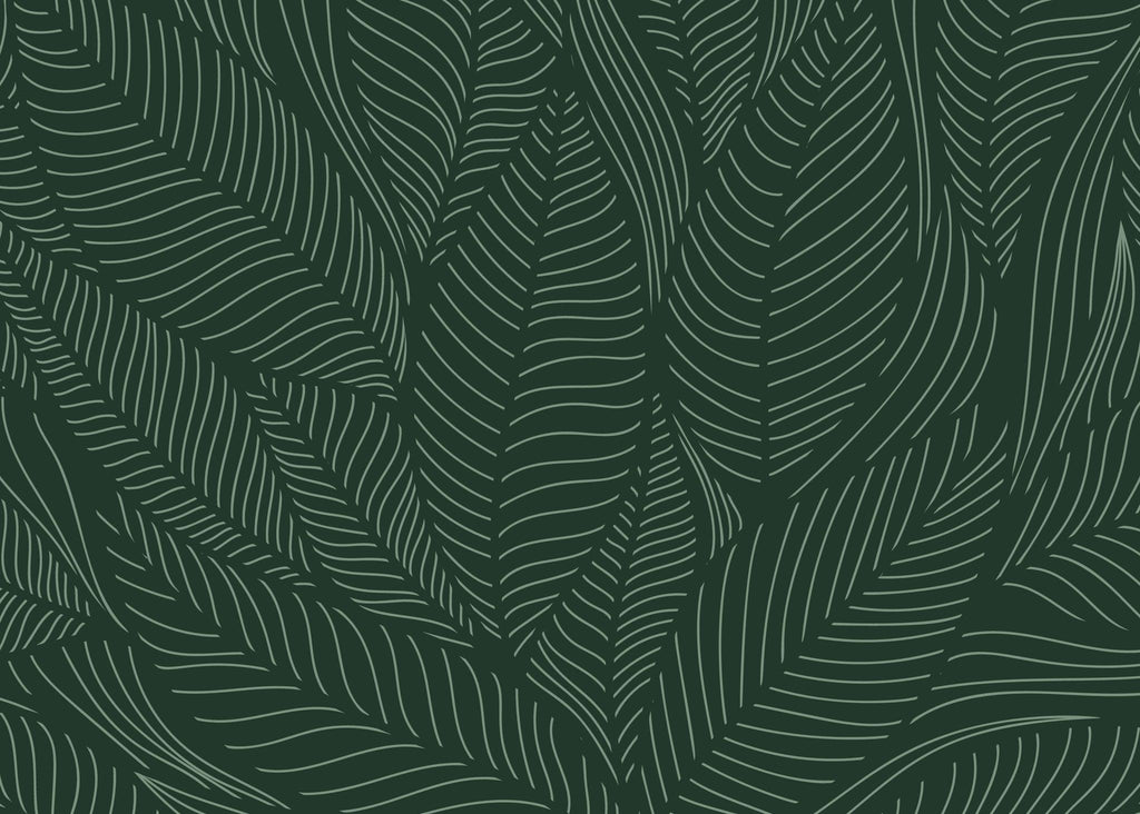 Stove Top Cover - Deep Green Leaves | Gas & Electric Cook Top Cover | Charcuterie Board - Festive Fit Home