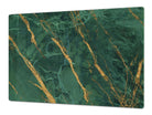 Stove Top Cover - Emerald & Gold | Gas and Electric Cook Top Cover | Noodle Board - Festive Fit Home