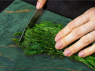 Stove Top Cover - Emerald & Gold | Gas and Electric Cook Top Cover | Noodle Board - Festive Fit Home