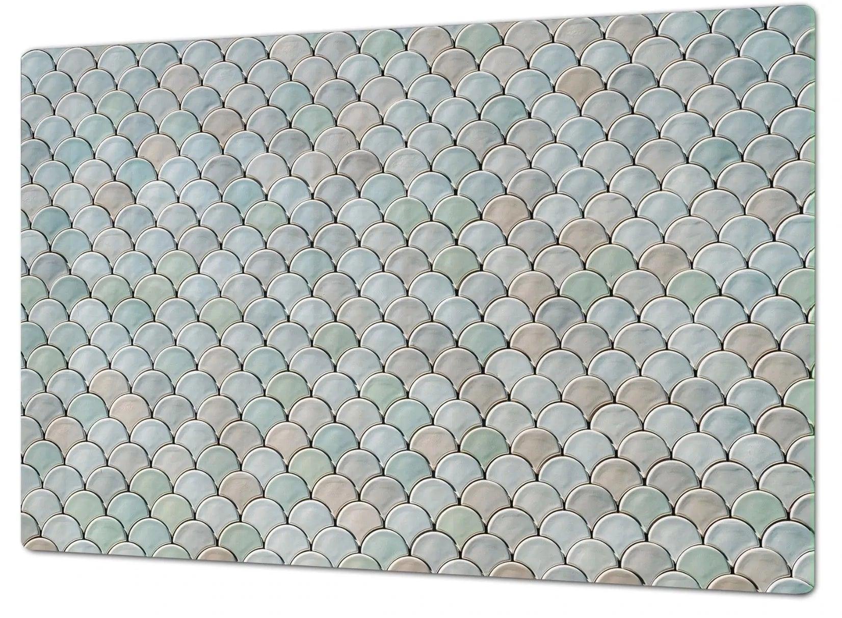 Stove Top Cover - Fish Scales | Gas & Induction Cook Top Cover | Noodle Board - Festive Fit Home