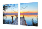 Stove Top Cover - Lakeside | Gas & Induction Cook Top Cover | Noodle Board - Festive Fit Home