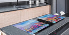 Stove Top Cover - Sailboats | Gas & Induction Cook Top Cover | Charcuterie Board - Festive Fit Home