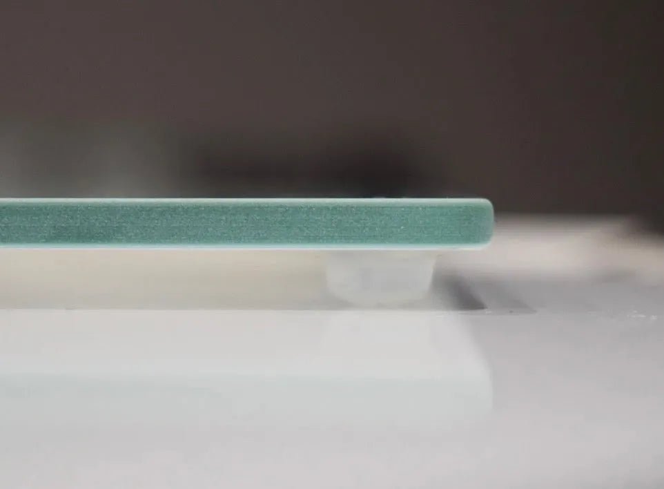 Stove Top Cover - Teal Marble Glass Style | Gas & Electric Burner Cover | Noodle Board - Festive Fit Home