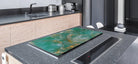 Stove Top Cover - Turquoise Water | Gas & Electric Cook Top Cover - Festive Fit Home