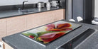 Stove Top Cover - Vibrant Flowers | Gas and Electric Cooktop Cover | Noodle Board - Festive Fit Home