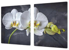 Stove Top Cover - White Orchid | Noodle Board | Gas & Induction Cook Top Cover - Festive Fit Home
