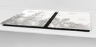 Stove Top Cover Winter Snowflakes | Gas & Electric Cook Top Cover - Festive Fit Home