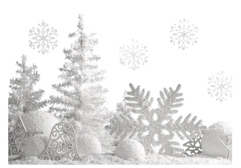 Stove Top Cover Winter Snowflakes | Gas & Electric Cook Top Cover - Festive Fit Home