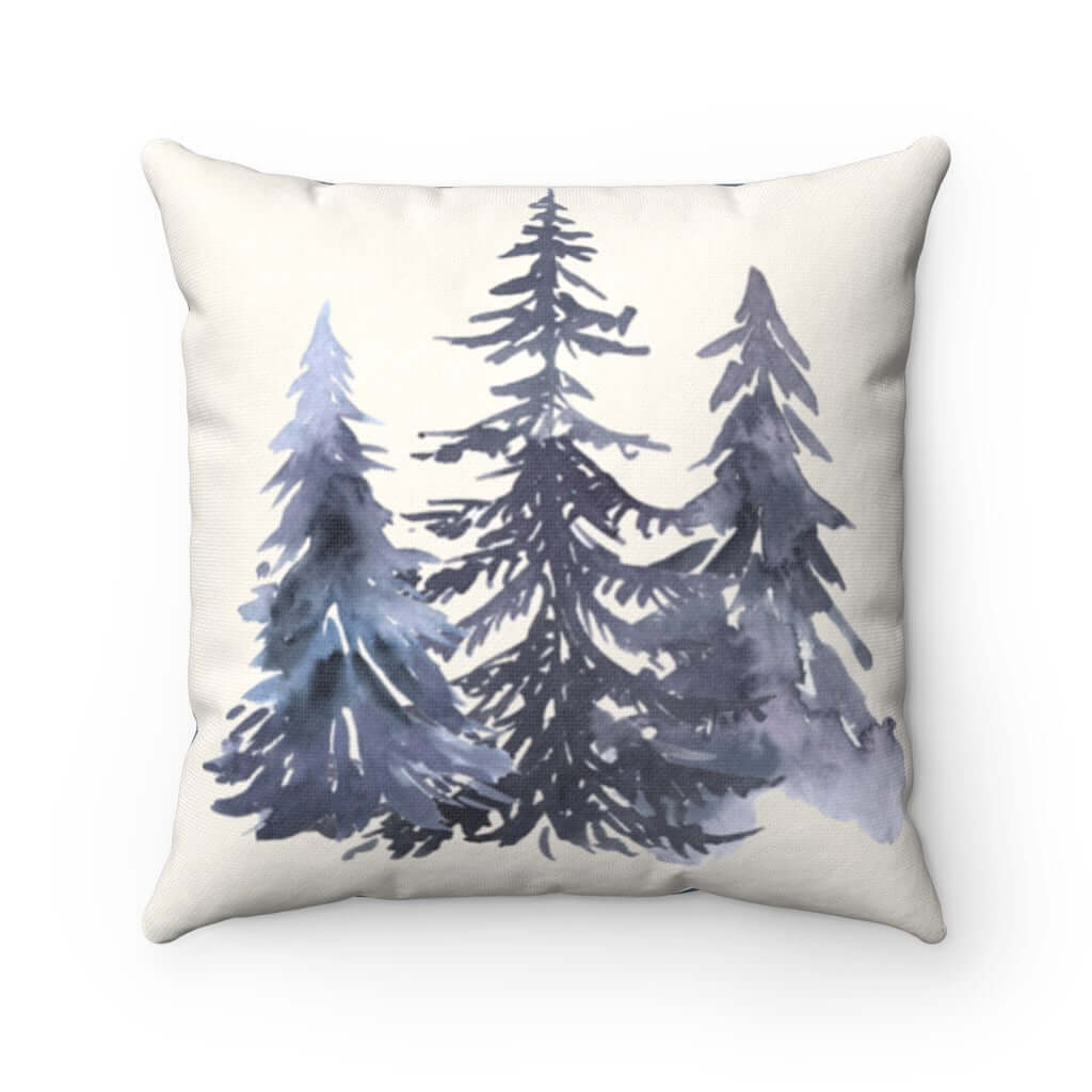 Tall Trees Throw Pillow Cover