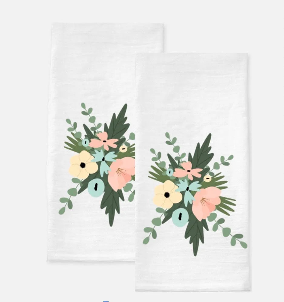Tropical Bouquet Tea Towels (Set of 2)