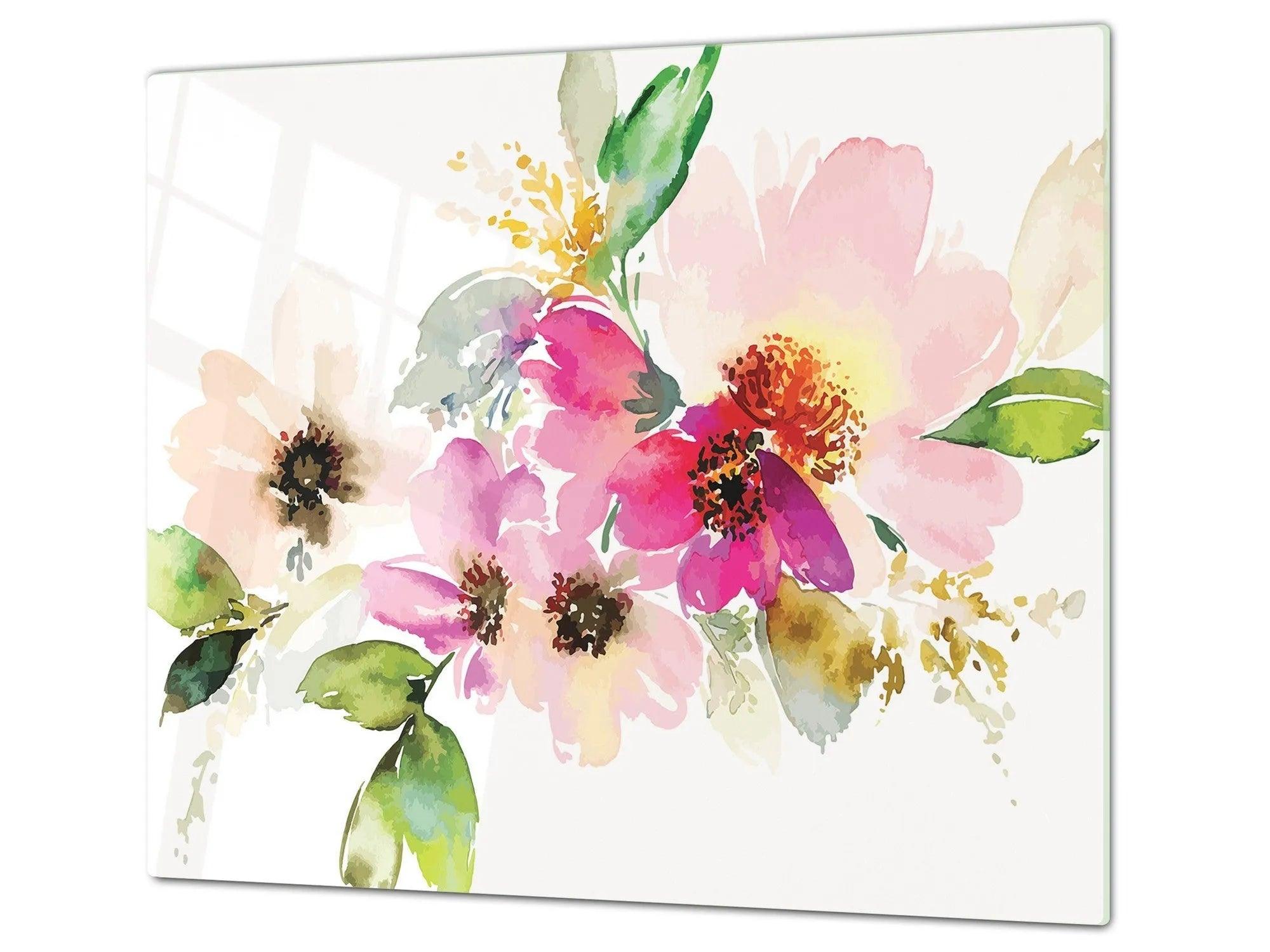 Charcuterie Board - Pink Floral Bouquet | Party Serving Tray & Platter - Festive Fit Home