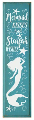 Mermaid Wood Summer Wood Summer Sign 9"x36" - Festive Fit Home