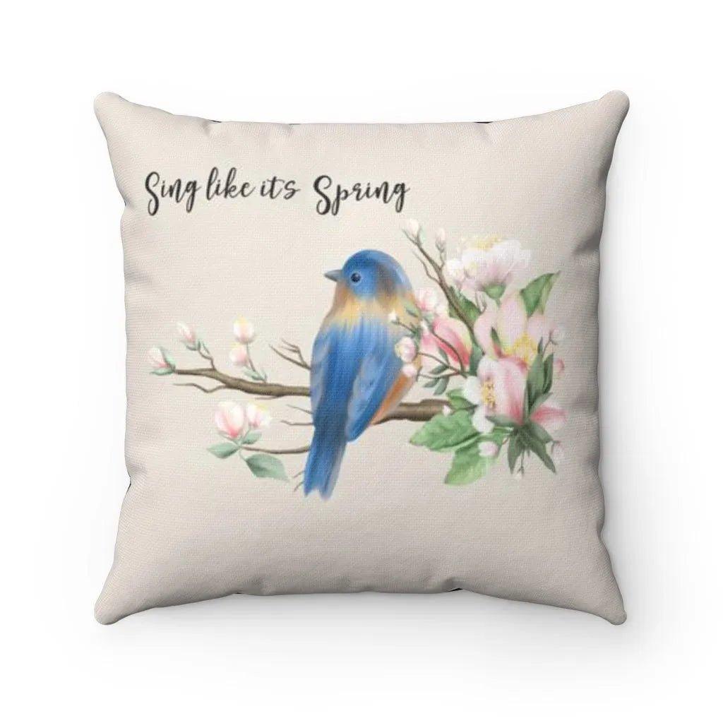 Sing Like It's Spring Pillow Cover - Festive Fit Home