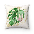 Tropical Leaves Throw Pillow Cover - Festive Fit Home